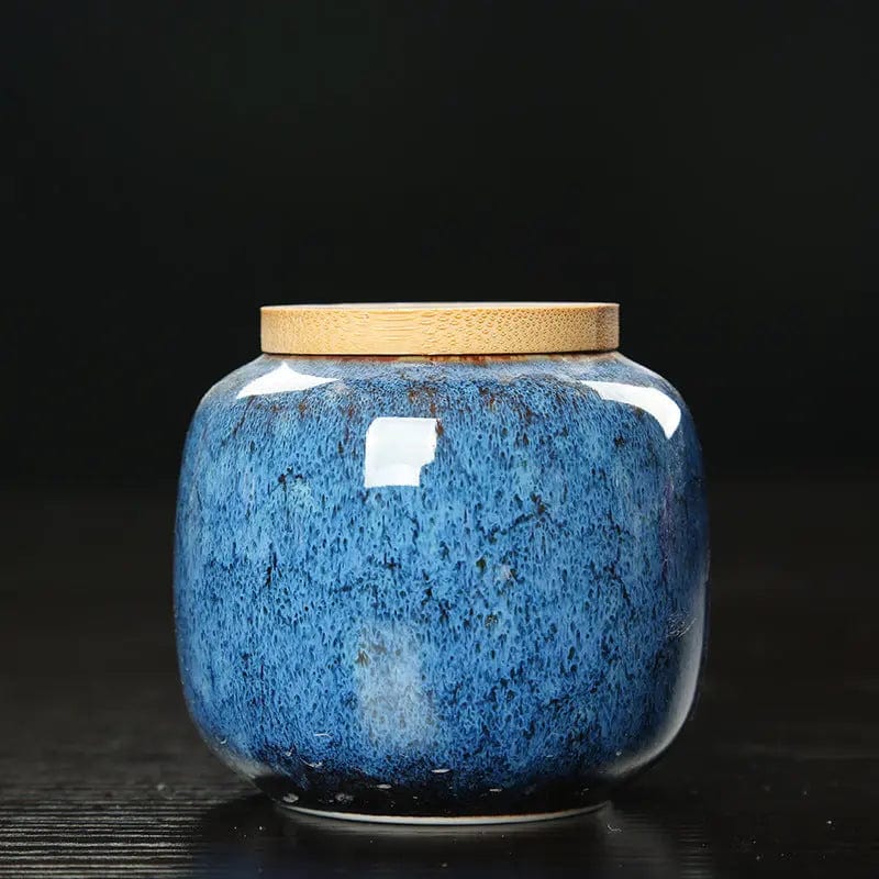Ceramiczne pudełko na herbatę Iris Design