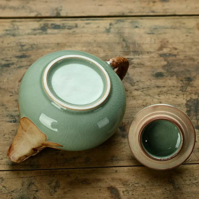 Ceramiczny dzbanek do herbaty z motywem smoka 220 ml