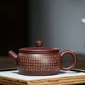 Chiński dzbanek do herbaty z gliny Yixing z grawerowanym wzorem 260ML