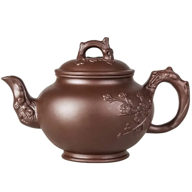 Chiński dzbanek do herbaty z gliny z kwiatowym wzorem 500 ml