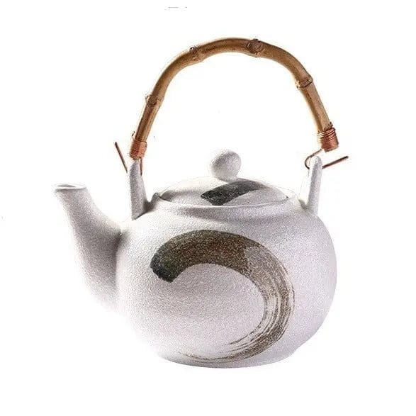 Japoński biały ceramiczny dzbanek do herbaty 700 ml