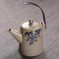 Japoński ceramiczny dzbanek do herbaty beżowy 300 ml
