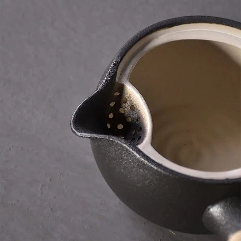 Japoński ceramiczny dzbanek do herbaty Kyusu 500 ml z bocznym uchwytem