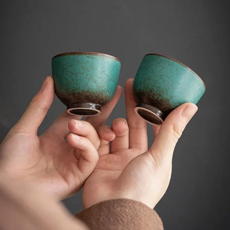 Japoński ceramiczny zestaw do herbaty