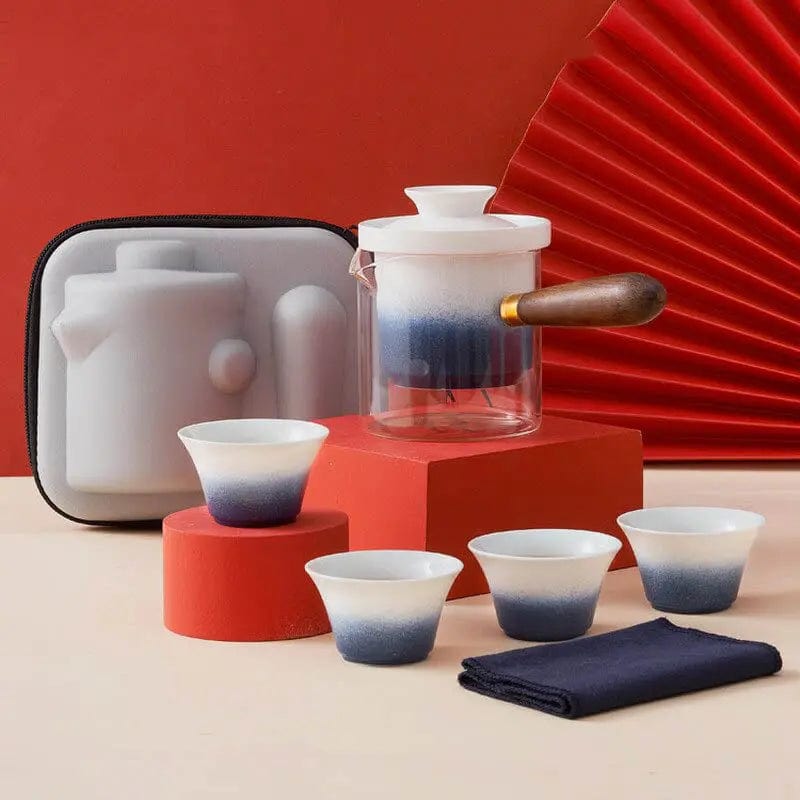 Japoński ceramiczny zestaw do herbaty