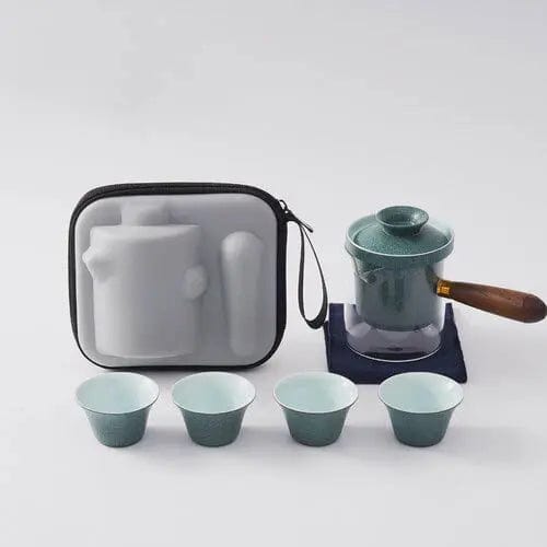 Japoński ceramiczny zestaw do herbaty
