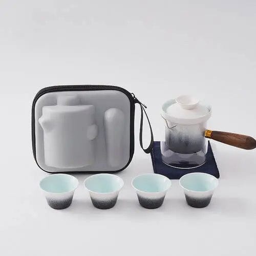 Japoński ceramiczny zestaw do herbaty