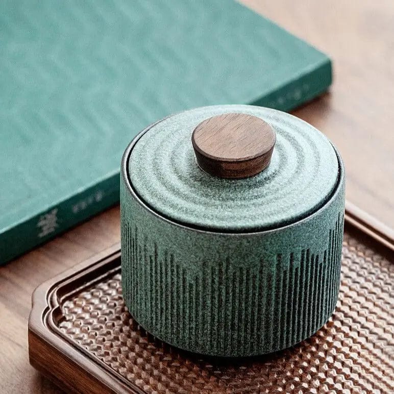 Japońskie ceramiczne pudełko na herbatę 150 ml