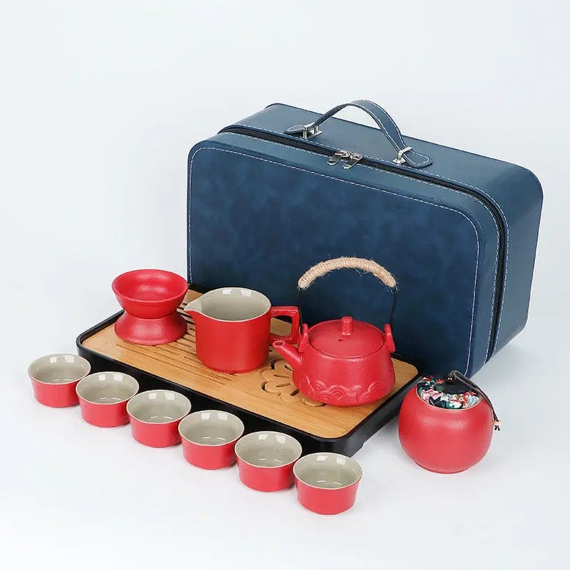 Kompletny japoński ceramiczny zestaw do herbaty