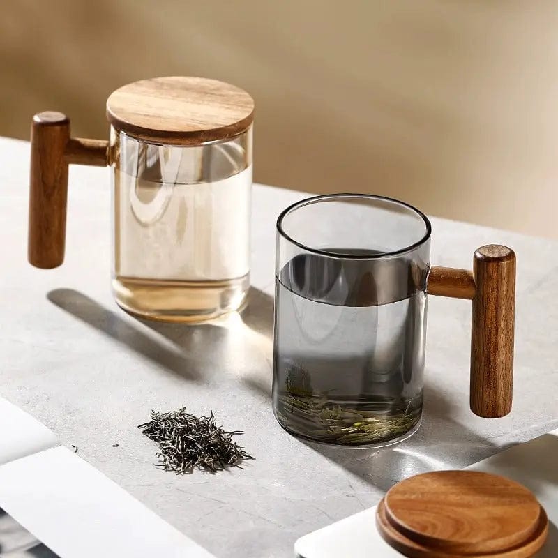 Kubek do herbaty z drewna akacjowego 400 ml