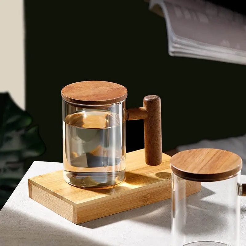 Kubek do herbaty z drewna akacjowego 400 ml