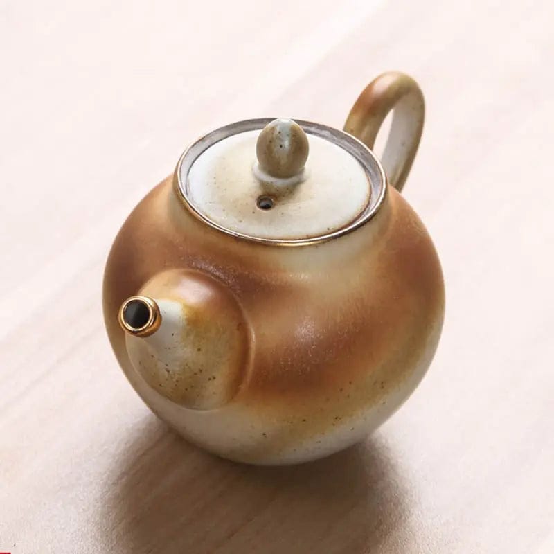 Mały okrągły ceramiczny dzbanek do herbaty 170 ml