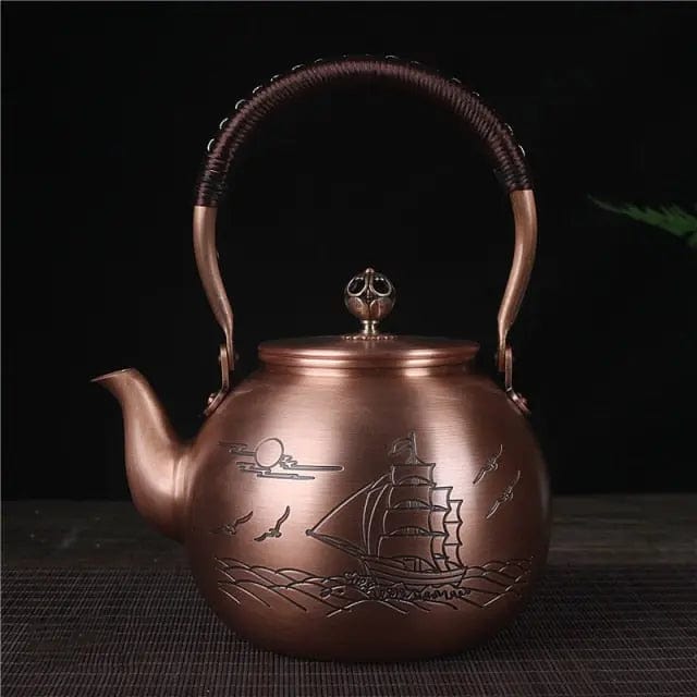 Miedziany dzbanek do herbaty z Chin 1,5L