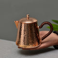 Miedziany dzbanek do herbaty z młotkowaną fakturą 500 ml