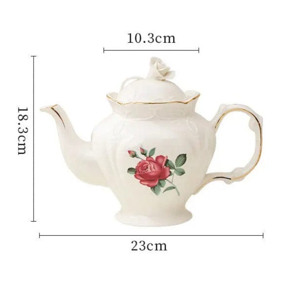 Porcelanowy dzbanek do herbaty 1 l
