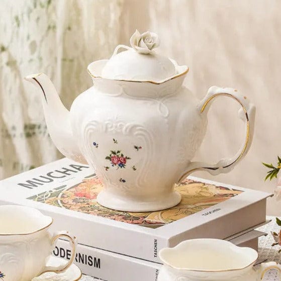 Porcelanowy dzbanek do herbaty 1 l