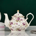 Porcelanowy dzbanek do herbaty 400 ml w kolorze fioletowym