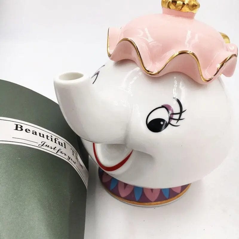 Porcelanowy dzbanek do herbaty 500 ml Beauty and the Beast