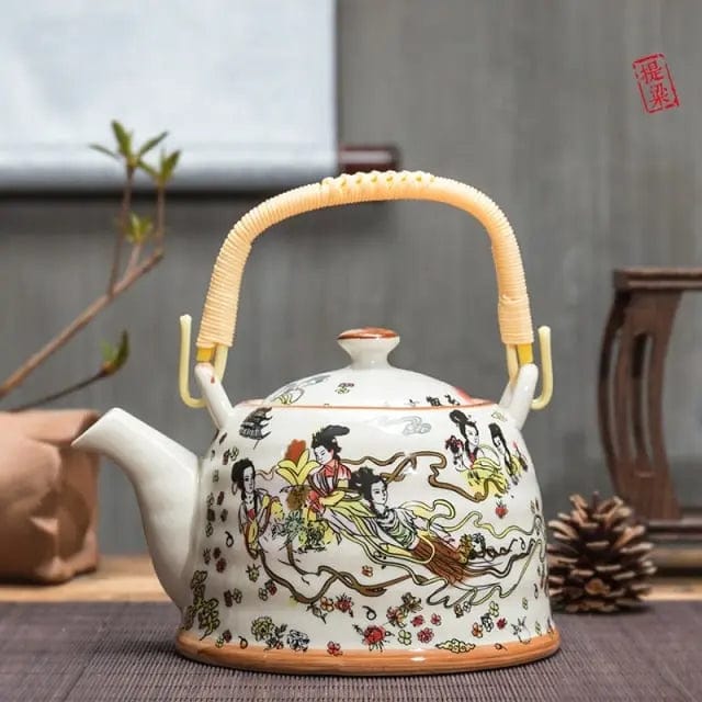 Porcelanowy dzbanek do herbaty 900 ml
