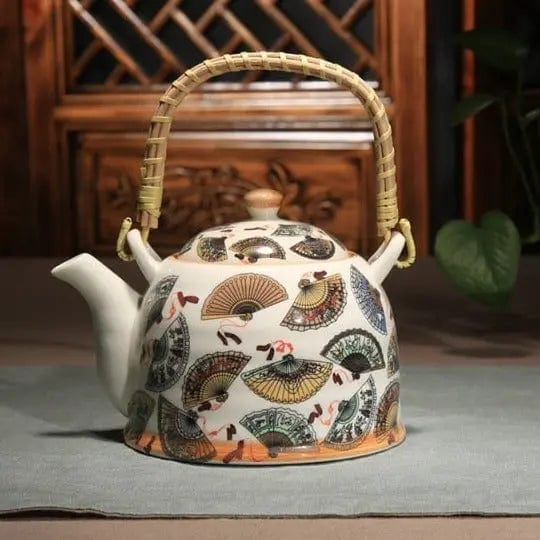 Porcelanowy dzbanek do herbaty Fans 900 ml