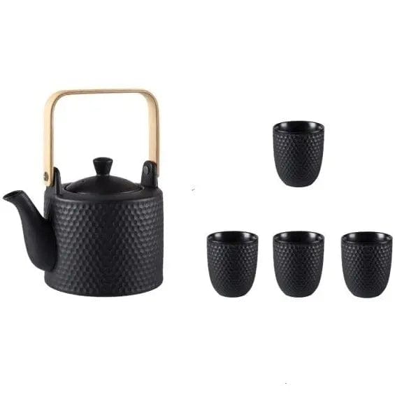 Porcelanowy dzbanek do herbaty o skandynawskim designie 750 ml