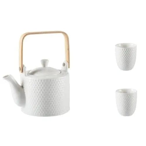 Porcelanowy dzbanek do herbaty o skandynawskim designie 750 ml