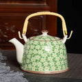 Porcelanowy dzbanek do herbaty w pastelowej zieleni 900 ml