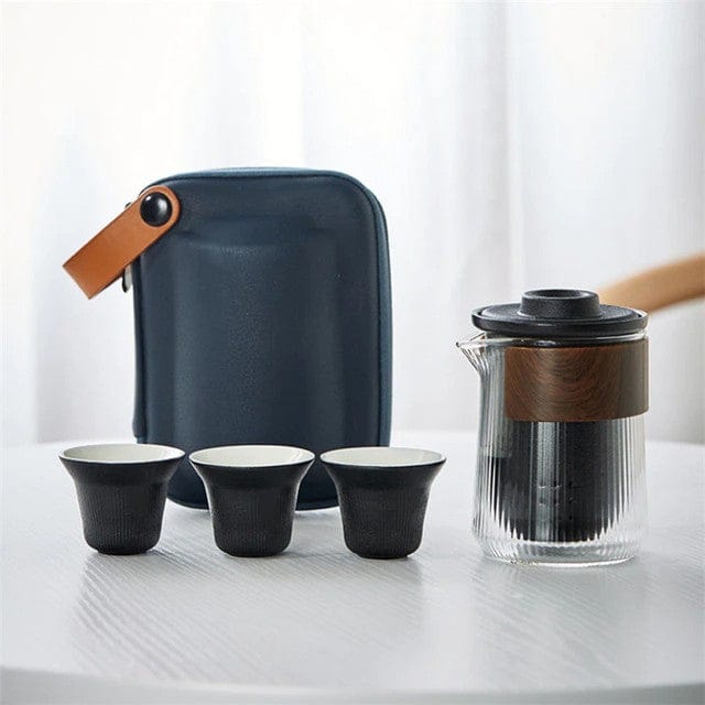 Przenośny szklano-ceramiczny dzbanek do herbaty 230 ml