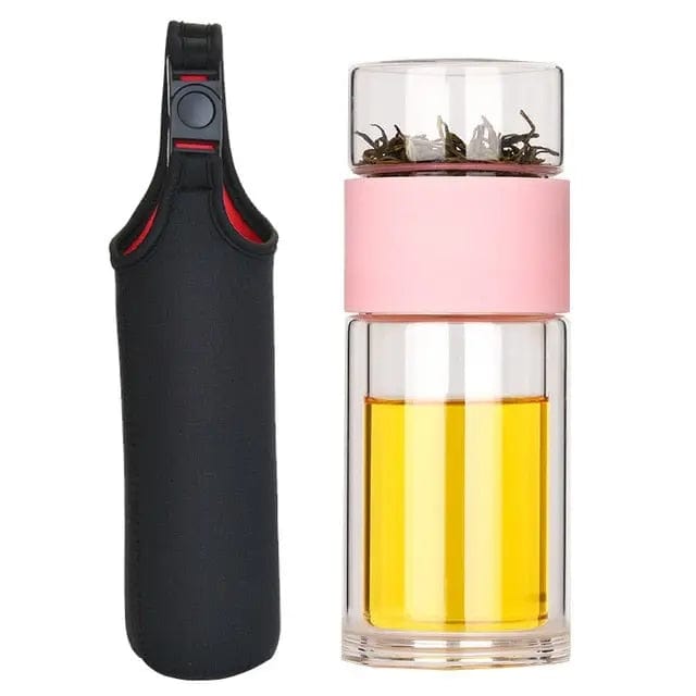 Przenośny szklany dzbanek do herbaty 230 ml