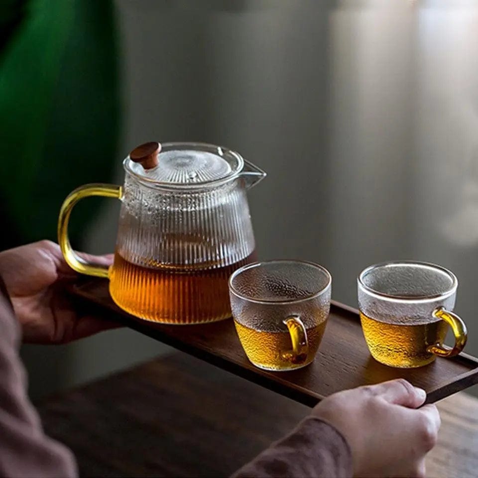 Szklany dzbanek do herbaty 500 ml - 1 l
