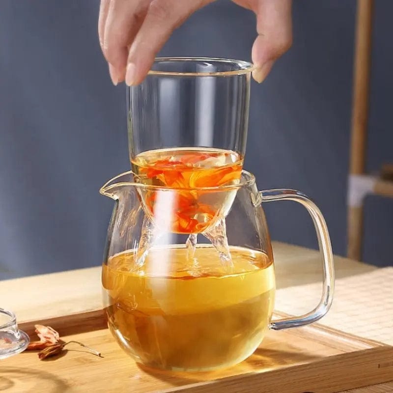 Szklany dzbanek do herbaty 600 ml - 1,2 l
