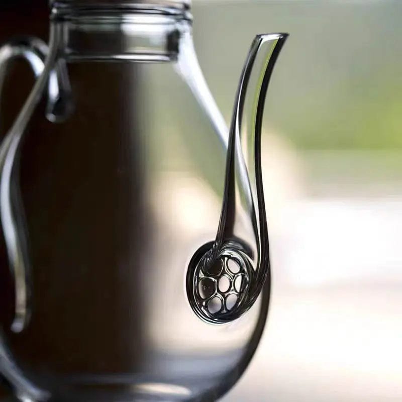 Szklany dzbanek do herbaty o pojemności 700 ml w kształcie gruszki