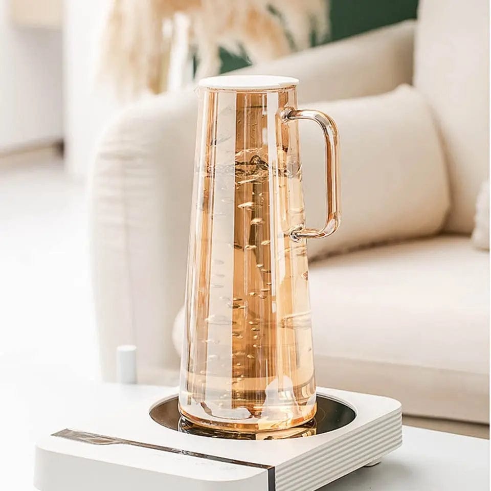 Szklany dzbanek do herbaty w kształcie karafki 1,8L