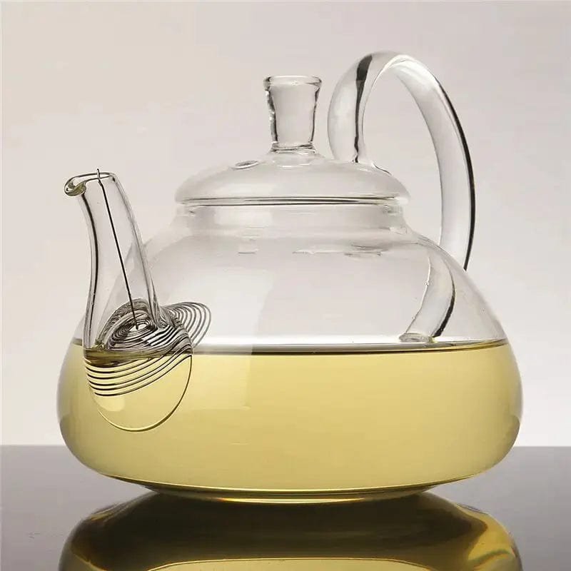 Szklany dzbanek do herbaty z dużym uchwytem 400 ml - 800 ml