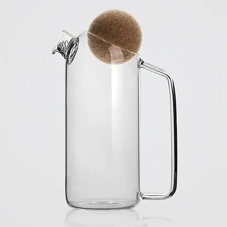 Szklany dzbanek do herbaty z korkowym wzorem 250ML - 750ML