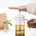 Szklany dzbanek do herbaty z tłokowym filtrem 300 ml