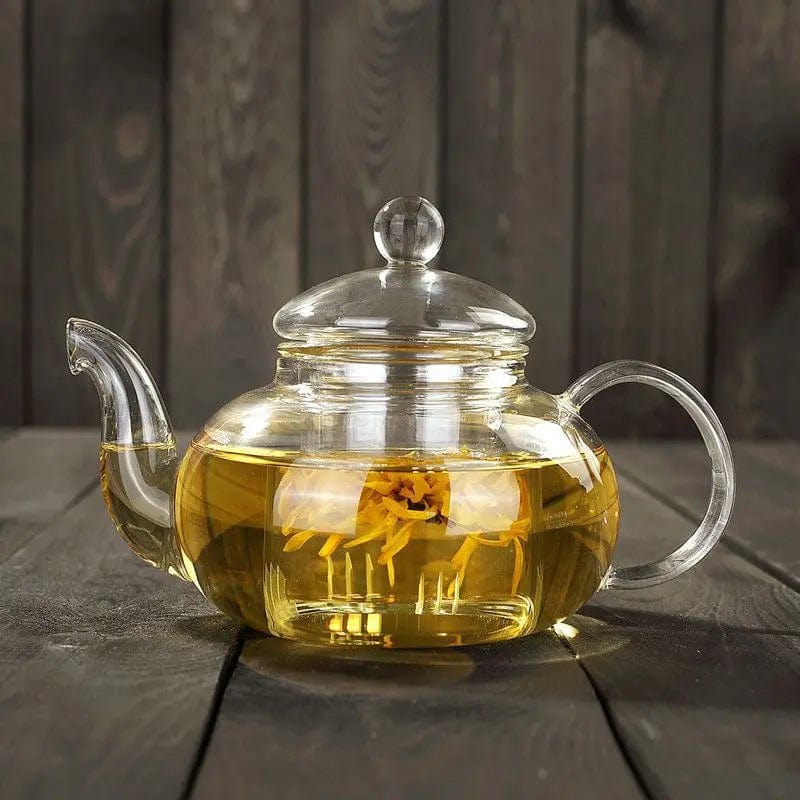 Szklany dzbanek do herbaty z zaparzaczem 400ML - 1L
