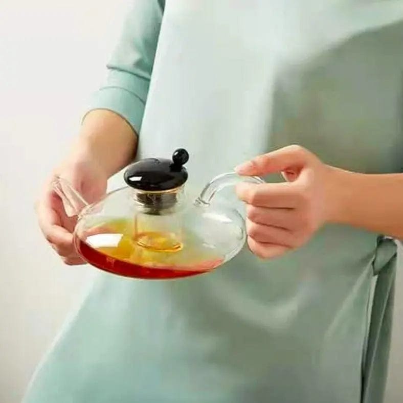 Szklany dzbanek do herbaty z zaparzaczem 800 ml