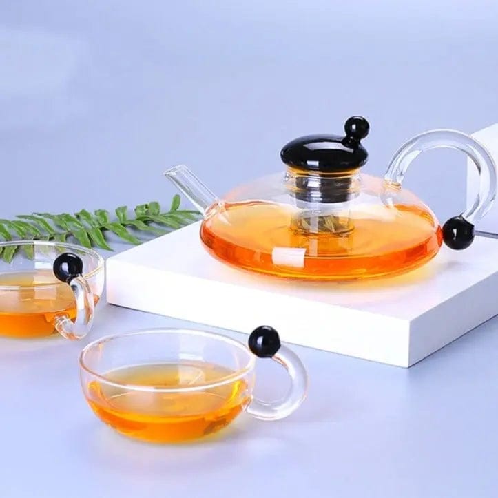 Szklany dzbanek do herbaty z zaparzaczem 800 ml
