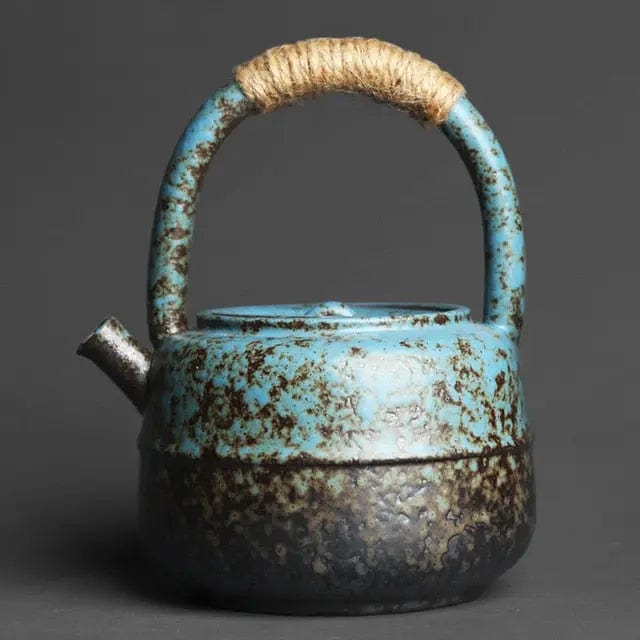 Vintage ceramiczny dzbanek do herbaty z kamionki 460 ml